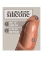 KING COCK - ELITE DILDO REALISTICO SILICONA 17.8 CM CARAMELO