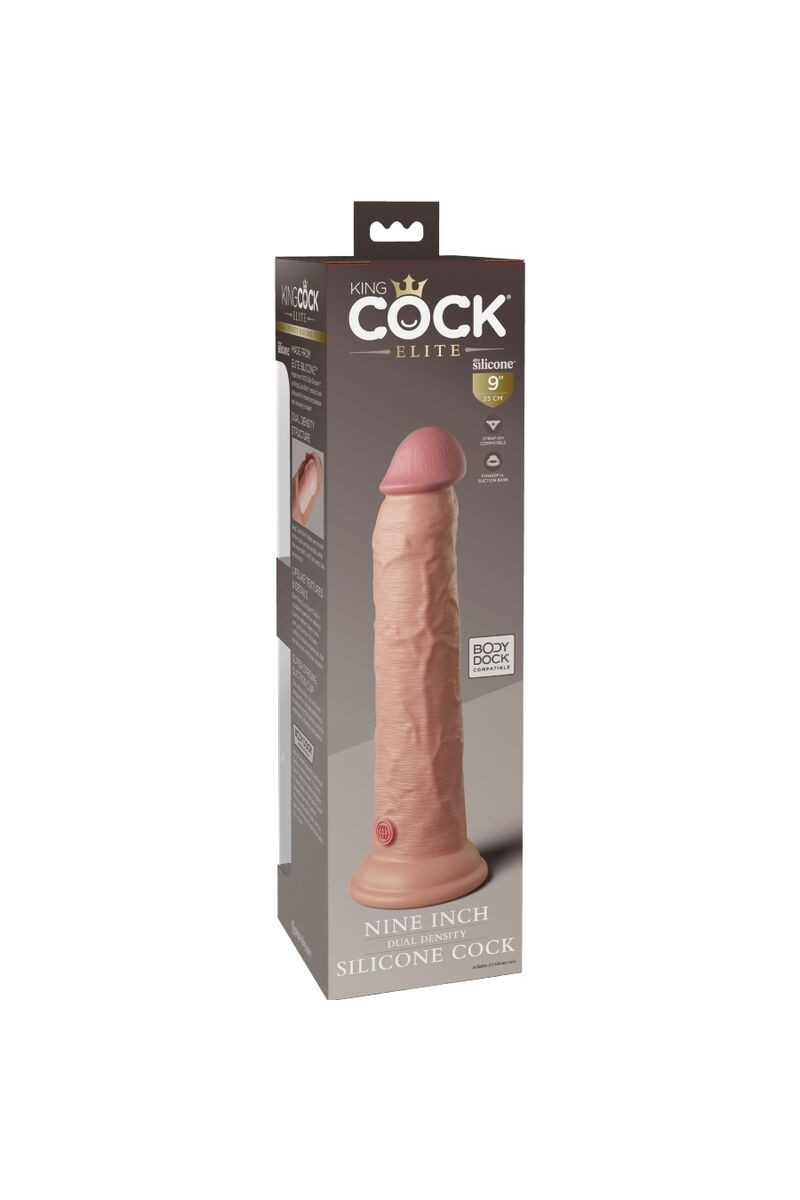 KING COCK - ELITE DILDO REALISTICO SILICONA 23 CM