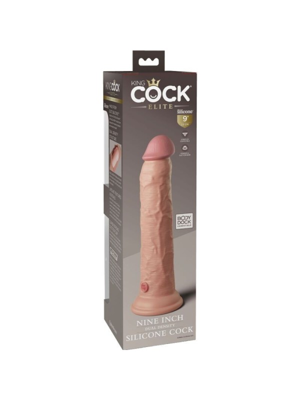 KING COCK - ELITE DILDO REALISTICO SILICONA 23 CM