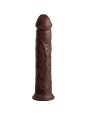 KING COCK - ELITE DILDO REALISTICO SILICONA 28 CM MARRON