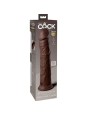 KING COCK - ELITE DILDO REALISTICO SILICONA 28 CM MARRON