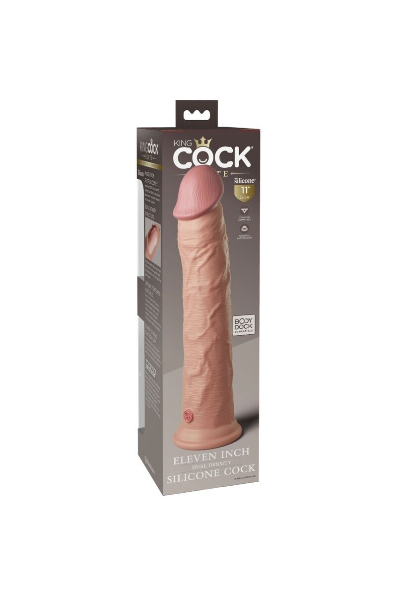 KING COCK - ELITE DILDO REALISTICO SILICONA 28 CM