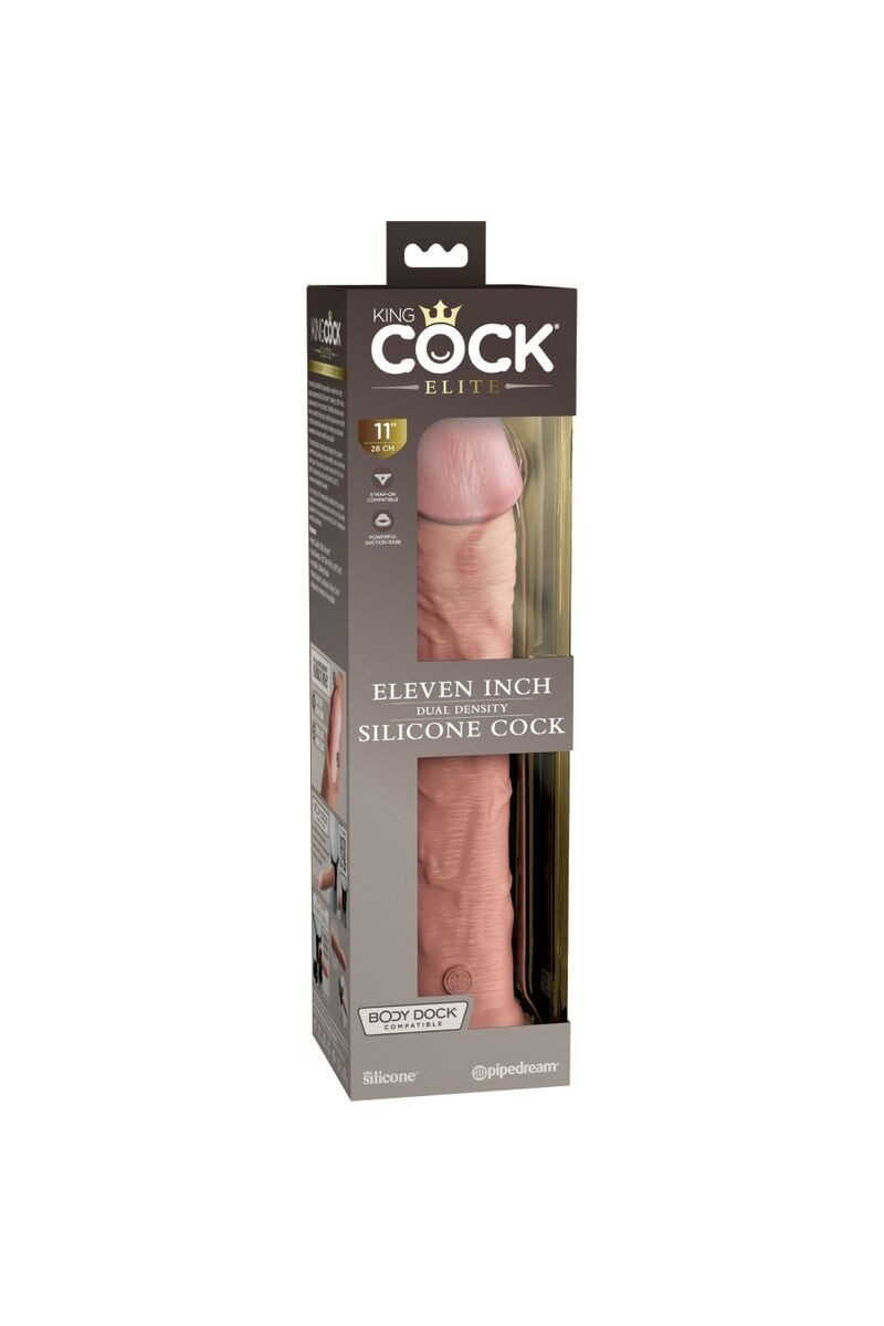 KING COCK - ELITE DILDO REALISTICO SILICONA 28 CM