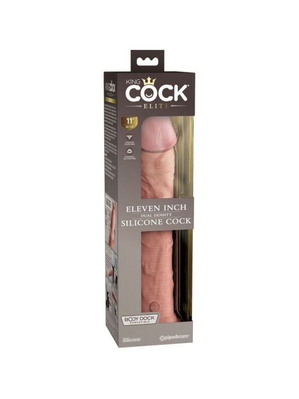 KING COCK - ELITE DILDO REALISTICO SILICONA 28 CM