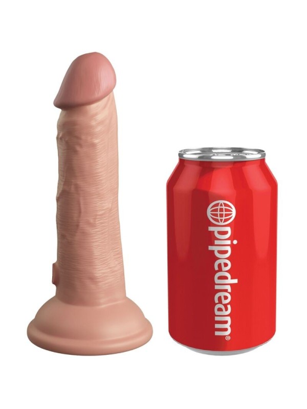 KING COCK - ELITE DILDO REALISTICO VIBRADOR & SILICONA 15.2 CM