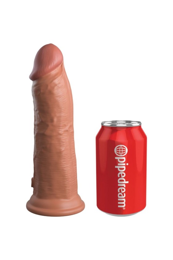 KING COCK - ELITE DILDO REALISTICO VIBRADOR 20.3 CM CARAMELO