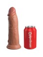 KING COCK - ELITE DILDO REALISTICO VIBRADOR 20.3 CM CARAMELO