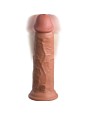 KING COCK - ELITE DILDO REALISTICO VIBRADOR 20.3 CM CARAMELO