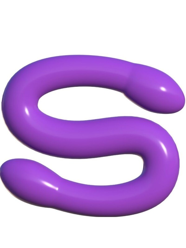 CLASSIX - DILDO DOBLE FLEXIBLE 43.7 CM MORADO