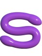 CLASSIX - DILDO DOBLE FLEXIBLE 43.7 CM MORADO