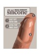 KING COCK - ELITE DILDO REALISTICO VIBRADOR 20.3 CM CARAMELO