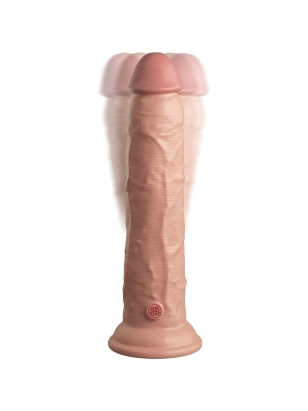 KING COCK - ELITE DILDO REALISTICO VIBRADOR  CONTROL REMOTO 23 CM