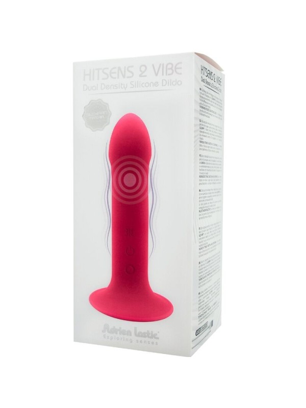 ADRIEN LASTIC - HITSENS VIBE 2 DILDO SILICONA ROSA