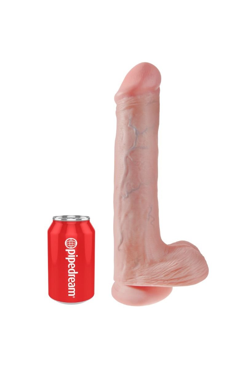 KING COCK - PENE REALISTICO CON TESTICULOS 33 CM COLOR NATURAL