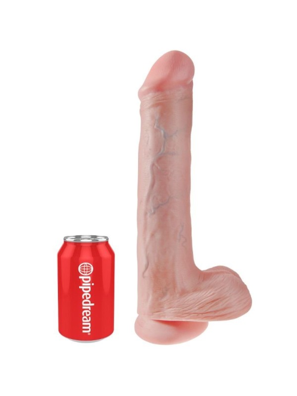 KING COCK - PENE REALISTICO CON TESTICULOS 33 CM COLOR NATURAL