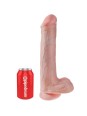 KING COCK - PENE REALISTICO CON TESTICULOS 33 CM COLOR NATURAL