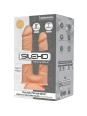 SILEXD  PENE REALISTICO DOBLE PENETRACION SILICONA  17.5 / 19.5 CM