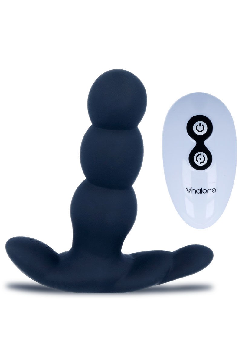 NALONE - PEARL VIBRADOR ANAL CONTROL REMOTO NEGRO