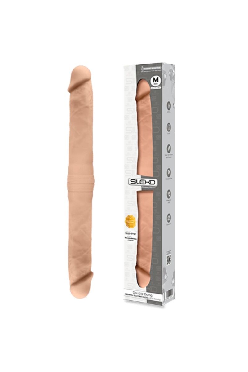 SILEXD - PENE REALISTICO DOBLE SILICONA PREMIUM SILEXPAN 42.5 CM