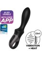 SATISFYER - HEAT CLIMAX VIBRADOR ANAL APP NEGRO