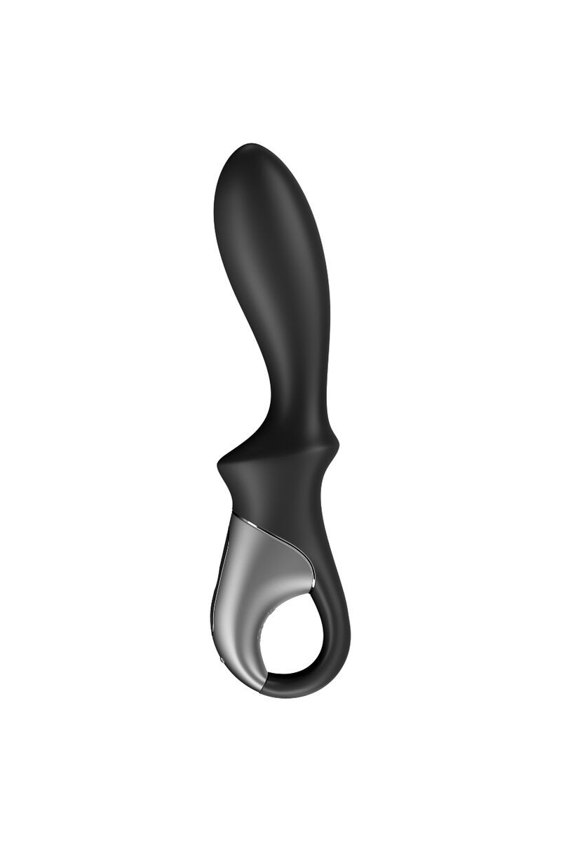 SATISFYER - HEAT CLIMAX VIBRADOR ANAL APP NEGRO