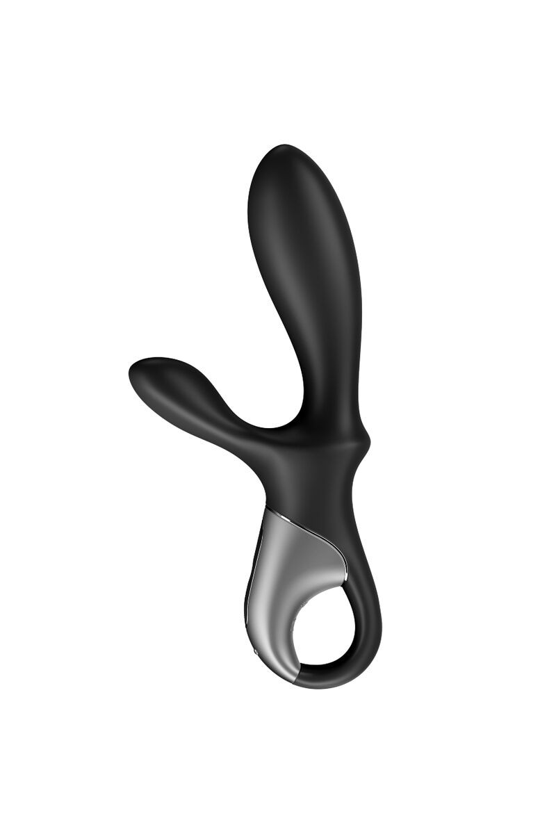 SATISFYER - HEAT CLIMAX+ VIBRADOR ANAL APP NEGRO