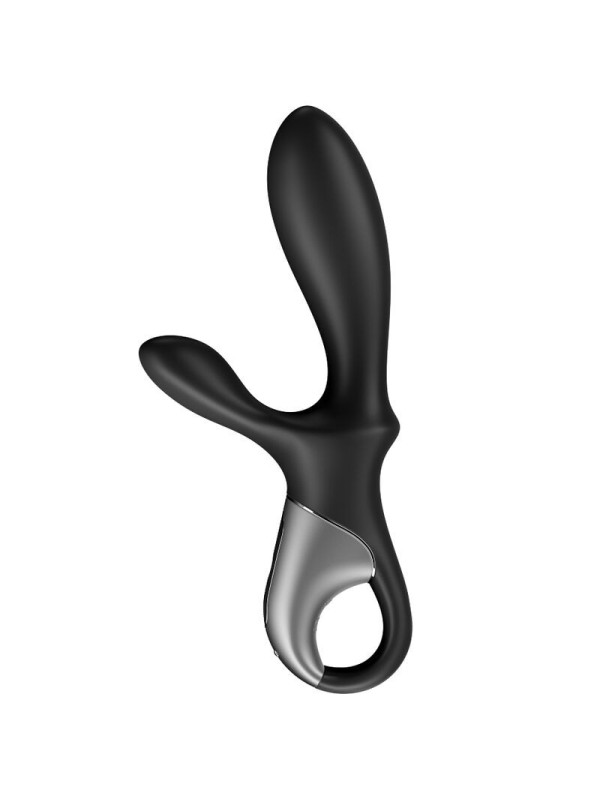 SATISFYER - HEAT CLIMAX+ VIBRADOR ANAL APP NEGRO