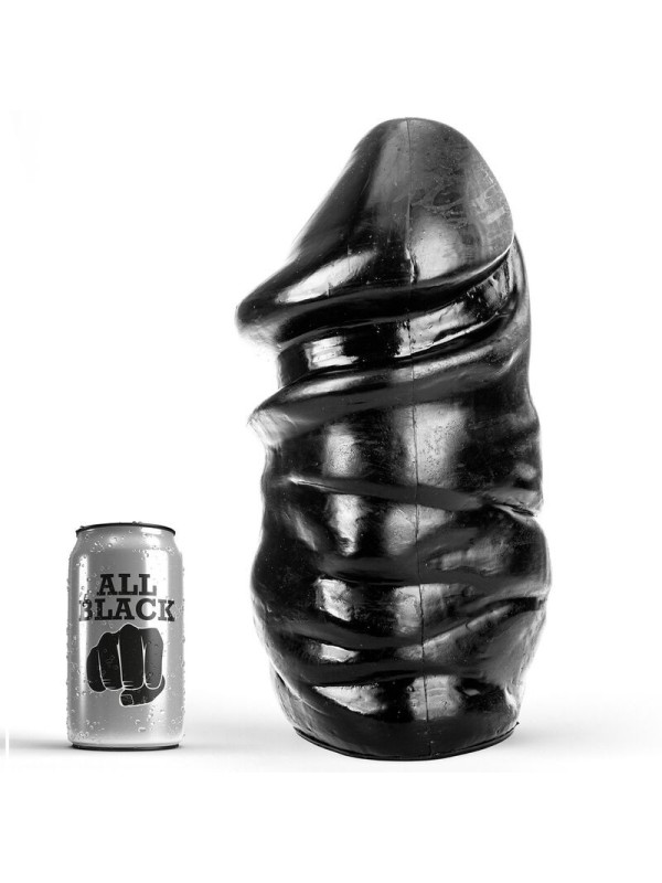 ALL BLACK - PENE ANAL 33 CM