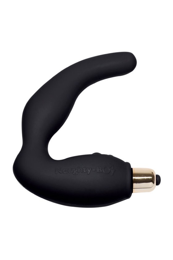 ROCKS-OFF - NAUGHTY-BOY MASAJEADOR DEL PUNTO G MASCULINO 7 V NEGRO