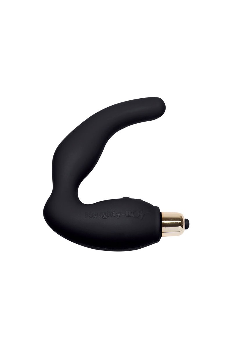 ROCKS-OFF - NAUGHTY-BOY MASAJEADOR DEL PUNTO G MASCULINO 7 V NEGRO