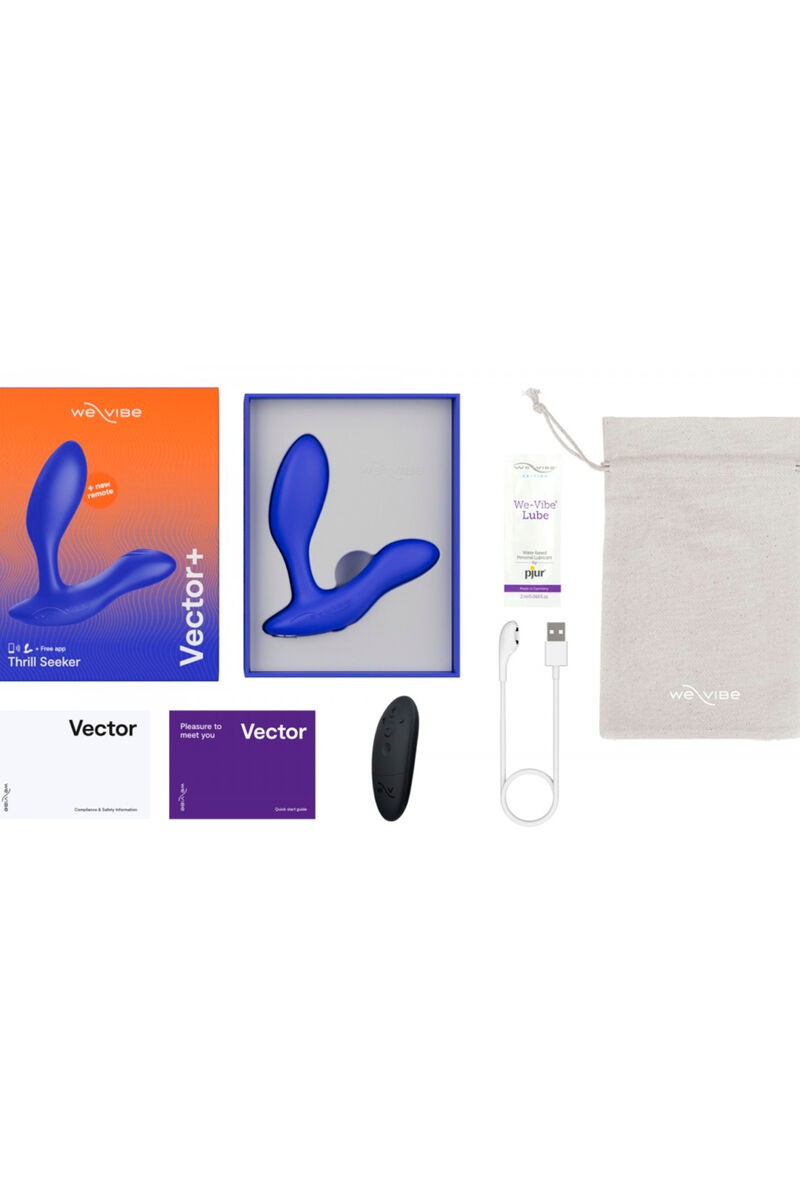 WE-VIBE - VECTOR+ MASAJEADOR DE PRÓSTATA AZUL