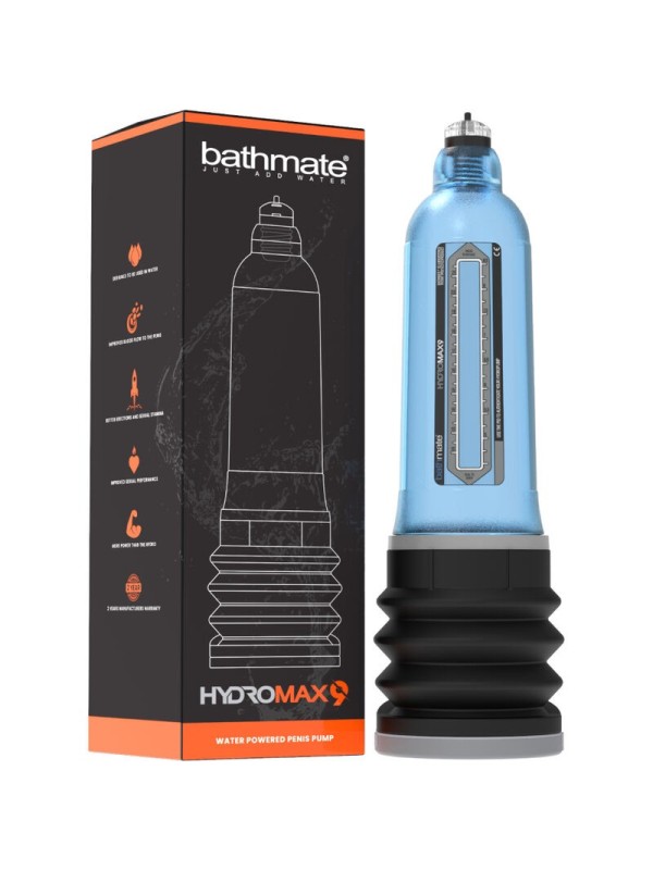 BATHMATE - HYDROMAX 9 BOMBA AUMENTO PENE AZUL