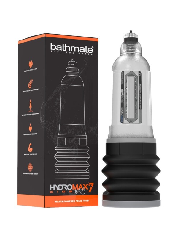 BATHMATE - HYDROMAX 7 WIDE BOY X30 TRANSPARENTE