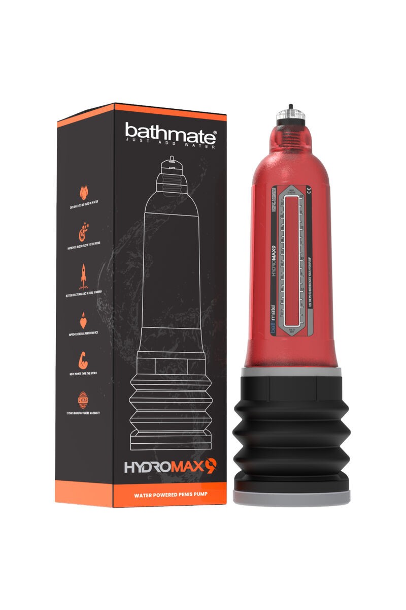 BATHMATE - HYDROMAX 9 BOMBA AUMENTO PENE ROJO