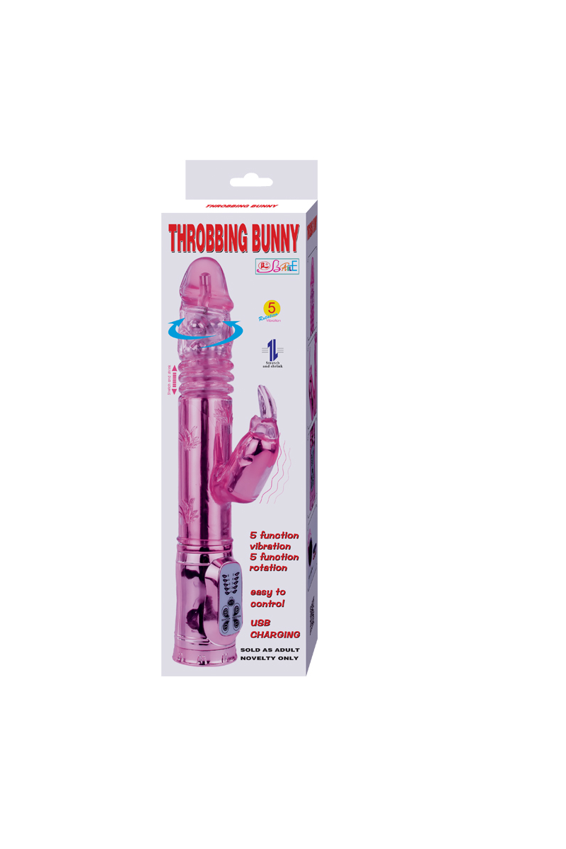 BAILE - THROBBING BUNNY ROTADOR RAMPANTE ROSA