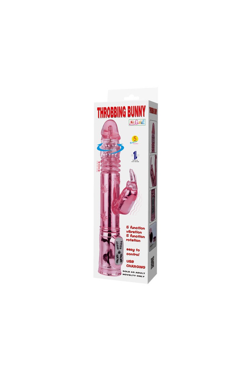 BAILE - THROBBING BUNNY ROTADOR RAMPANTE ROSA
