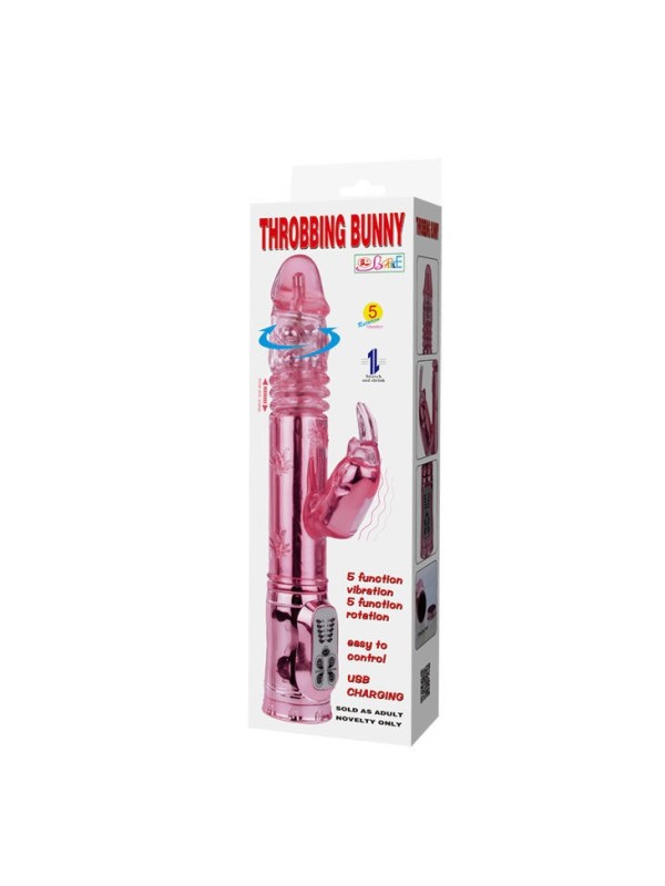 BAILE - THROBBING BUNNY ROTADOR RAMPANTE ROSA