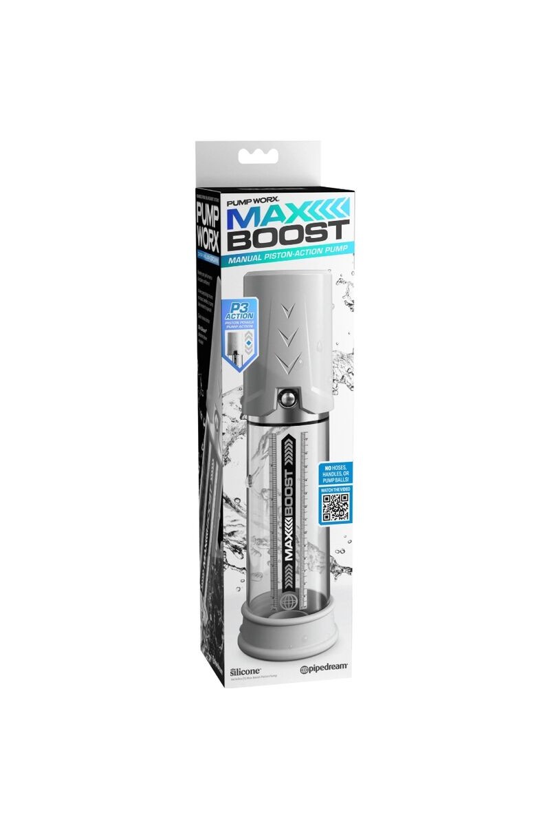PUMP WORX - BOMBA DE ERECCION MAX BOOST BLANCO