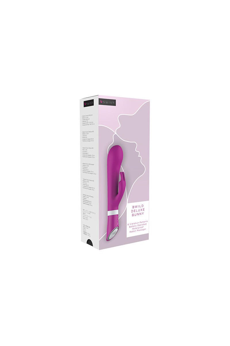B SWISH - BWILD DELUXE BUNNY RABBIT VIBRATOR RASPBERRY