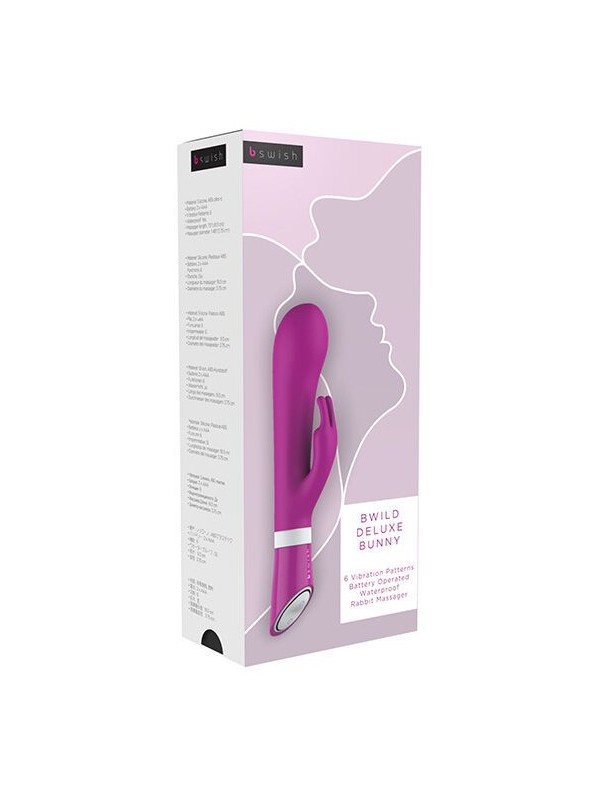 B SWISH - BWILD DELUXE BUNNY RABBIT VIBRATOR RASPBERRY