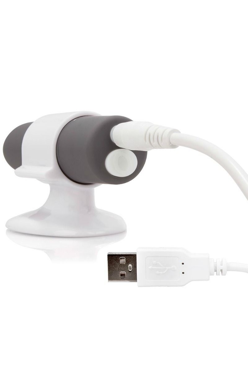 SCREAMING O - MASAJEADOR RECARGABLE POSITIVE GRIS