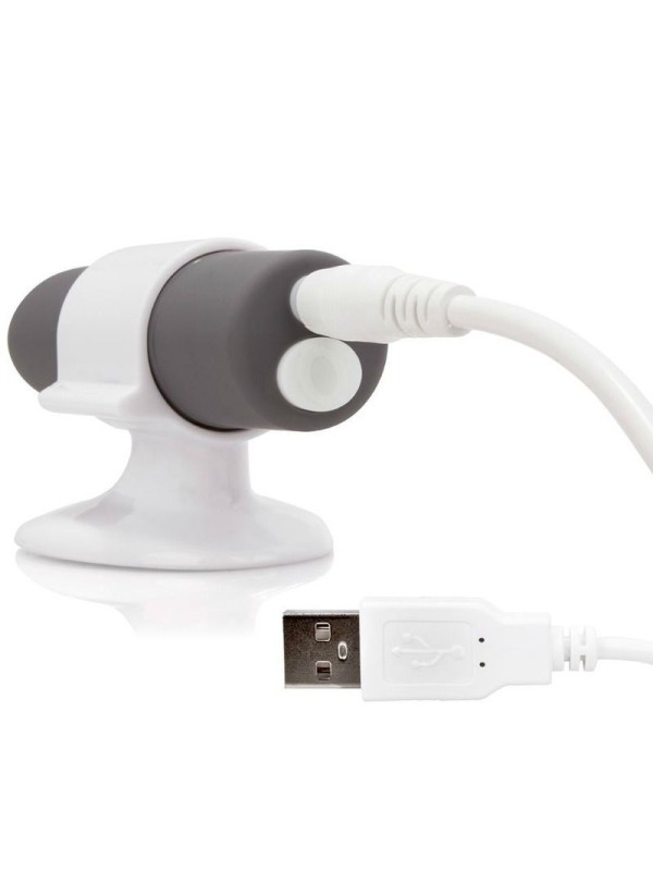 SCREAMING O - MASAJEADOR RECARGABLE POSITIVE GRIS