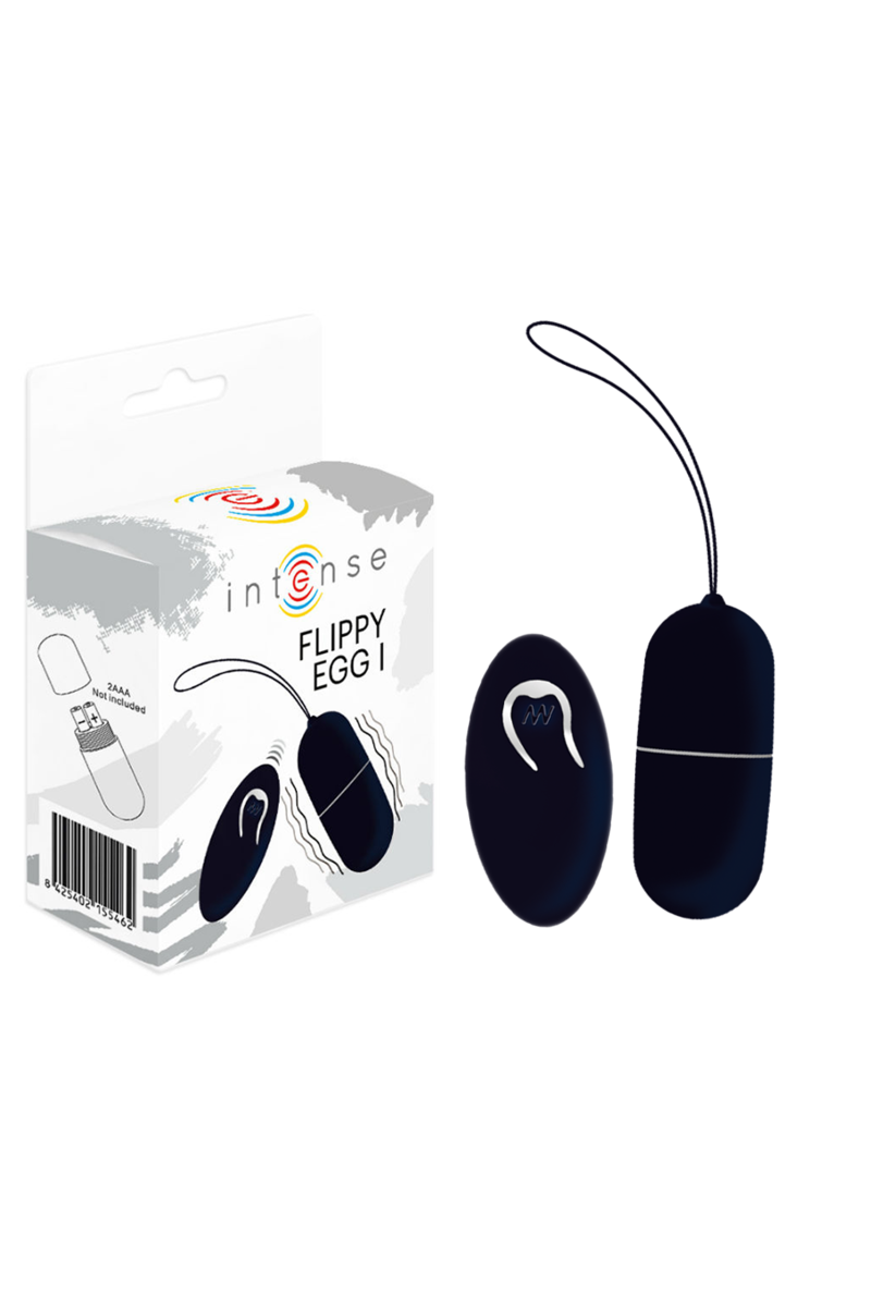 INTENSE - FLIPPY I HUEVO CONTROL REMOTO NEGRO