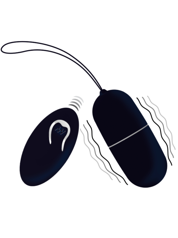 INTENSE - FLIPPY I HUEVO CONTROL REMOTO NEGRO