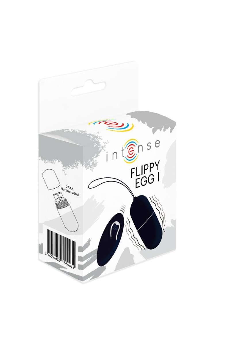 INTENSE - FLIPPY I HUEVO CONTROL REMOTO NEGRO