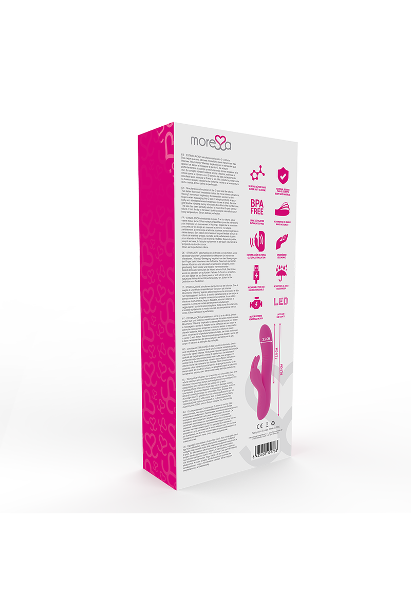 MORESSA - ETHAN PREMIUM SILICONE RECARGABLE