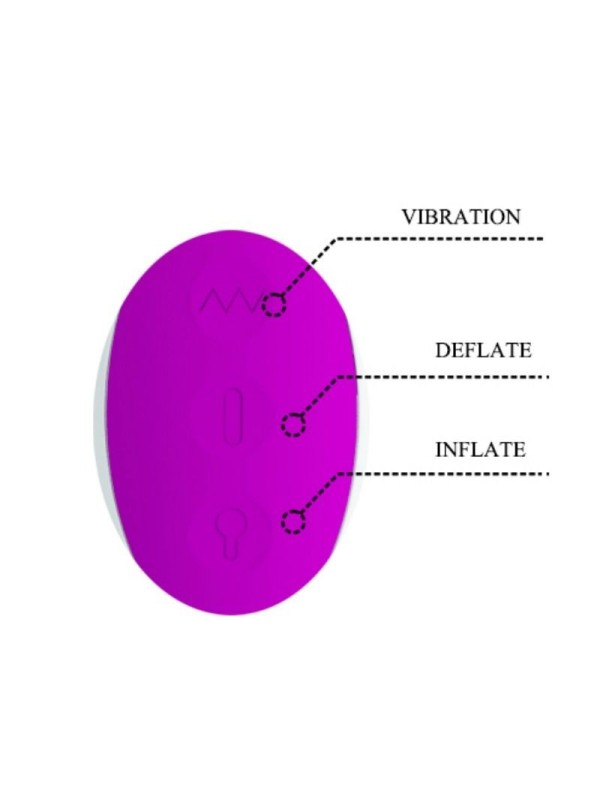 PRETTY LOVE - DEMPSEY VIBRADOR HINCHABLE RECARGABLE