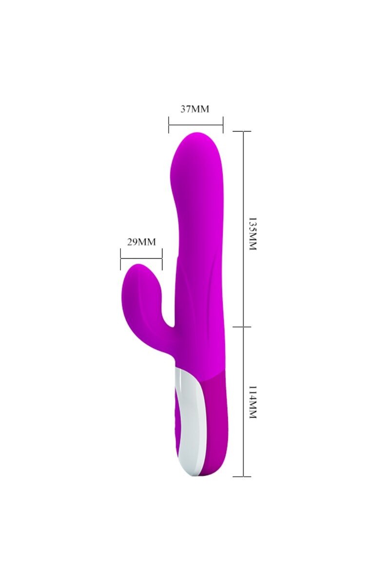 PRETTY LOVE - DEMPSEY VIBRADOR HINCHABLE RECARGABLE