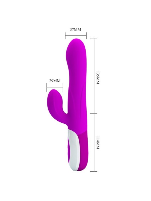 PRETTY LOVE - DEMPSEY VIBRADOR HINCHABLE RECARGABLE
