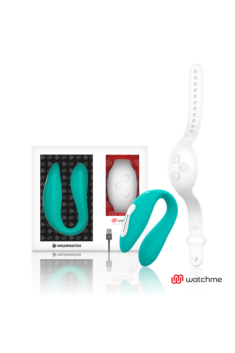 WEARWATCH - VIBRADOR DUAL TECHNOLOGY WATCHME AGUA MARINA / NÍVEO